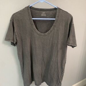 Aerie Olive Green Crew Neck Top